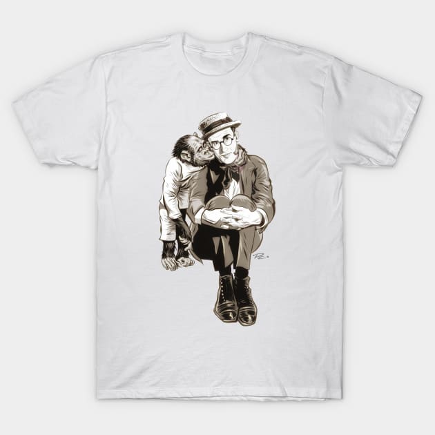 Harold Lloyd - An illustration by Paul Cemmick T-Shirt by PLAYDIGITAL2020